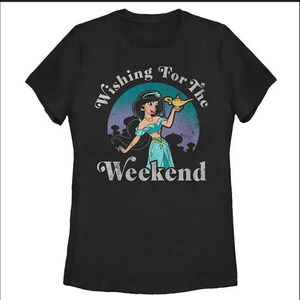Disney's Aladdin Juniors' Jasmine Wishing for the Weekend Tee